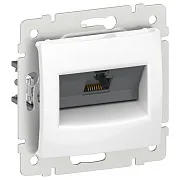 Розетка компьютерная IEK Valena встраиваемая белая RJ45 (6942861) Розетка компьютерная IEK Valena встраиваемая белая RJ45 (6942861)