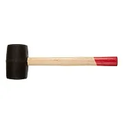 Киянка резиновая Hesler 400 г деревянная ручка (6821650/45355/RB01-400)