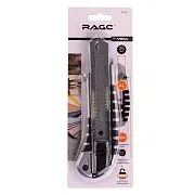 Нож строительный Rage by Vira 25 мм с сегментированным лезвием двухкомпонентный корпус с автофиксатором Нож строительный Rage by Vira 25 мм с сегментированным лезвием двухкомпонентный корпус с автофиксатором