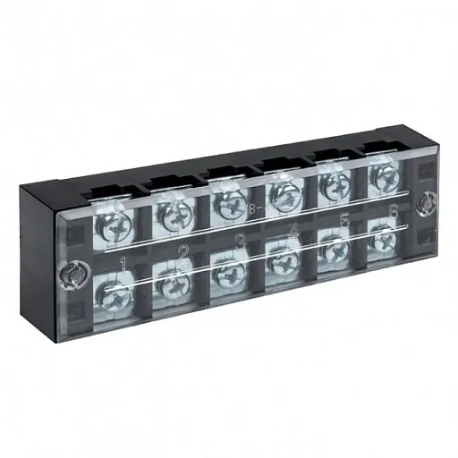 Терминал клеммный EKF PROxima TB-4506 4,5 кв.мм 660 В 45 A 6 клеммных пар (25 шт.) Терминал клеммный EKF PROxima TB-4506 4,5 кв.мм 660 В 45 A 6 клеммных пар (25 шт.)