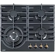 Варочная панель газовая Lauf PG-619BL classic 4 конфорки черная