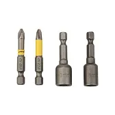 Набор бит Kranz PH2/PZ2 50 мм с магнитным держателем (4 шт.) (KR-92-0461) Набор бит Kranz PH2/PZ2 50 мм с магнитным держателем (4 шт.) (KR-92-0461)