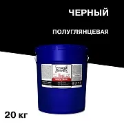Эмаль ПФ-115 алкидная Стройкомплект черная полуглянцевая 20 кг Эмаль ПФ-115 алкидная Стройкомплект черная полуглянцевая 20 кг