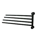 Полотенцедержатель WasserKraft Elbe K-7200 405 мм четверной поворотный на шуруп металл черный (K-1034B) Полотенцедержатель WasserKraft Elbe K-7200 405 мм четверной поворотный на шуруп металл черный (K-1034B)