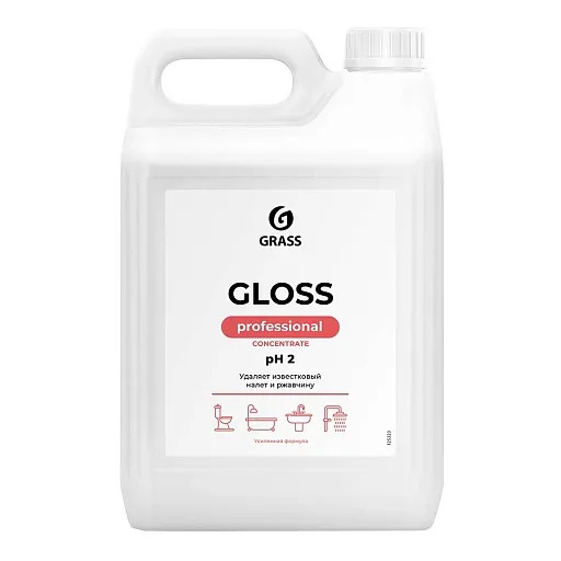 Средство Grass Gloss Concentrate для удаления налета и ржавчины концентрат 5 л Средство Grass Gloss Concentrate для удаления налета и ржавчины концентрат 5 л