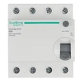 УЗО Systeme Electric City9 Set ВДТ 25А 3P+N тип AC 30 мА 6 кА (C9R36425) УЗО Systeme Electric City9 Set ВДТ 25А 3P+N тип AC 30 мА 6 кА (C9R36425)