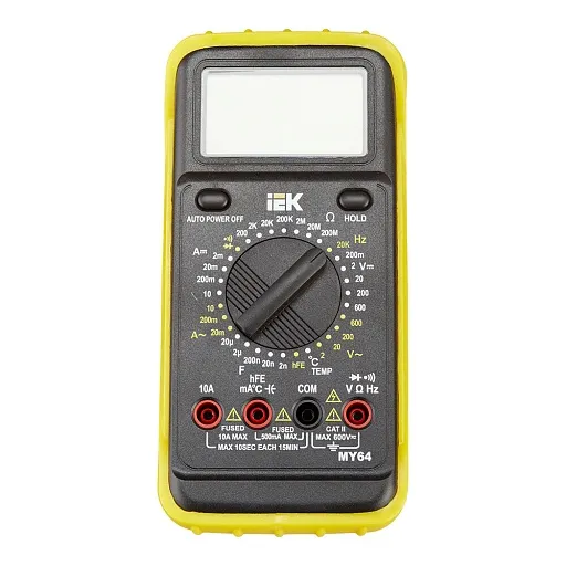 Мультиметр портативный IEK Professional MY64 (TMD-5S-064) Мультиметр портативный IEK Professional MY64 (TMD-5S-064)