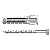 Дюбель распорный Fischer SX PLUS 12x60 мм нейлон с шурупом (2 шт.) Дюбель распорный Fischer SX PLUS 12x60 мм нейлон с шурупом (2 шт.)