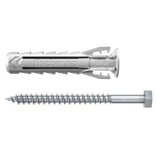 Дюбель распорный Fischer SX PLUS 12x60 мм нейлон с шурупом (2 шт.)
