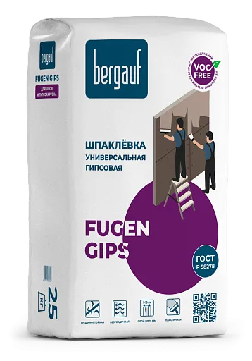 Шпаклевка Bergauf Fugen Gips 25 кг