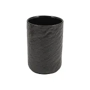 Стакан для ванной Stenova Home Lava настольный фарфор черный (91204816)