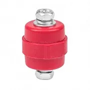 Изолятор EKF PROxima SM-25 IP30 275 А с болтом и шайбой пластиковый красный (10 шт.) (plc-sm-25)