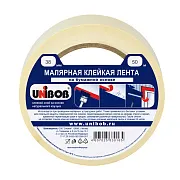 Лента малярная Unibob белая 38 мм 50 м (28138) Лента малярная Unibob белая 38 мм 50 м (28138)