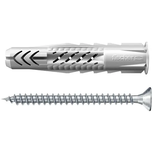Дюбель универсальный Fischer UX 6x35 мм нейлон с шурупом (10 шт.) Дюбель универсальный Fischer UX 6x35 мм нейлон с шурупом (10 шт.)