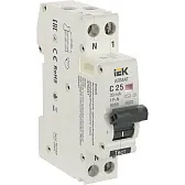 Автомат дифференциальный IEK Armat B06S 25А 1P+NP тип AC 30 мА 6 кА (AR-B06S-1N-C25C030) Автомат дифференциальный IEK Armat B06S 25А 1P+NP тип AC 30 мА 6 кА (AR-B06S-1N-C25C030)