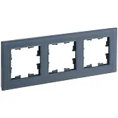 Рамка IEK Brite РУ-3-2-Бр трехместная маренго (BR-M32-G-31-K35) Рамка IEK Brite РУ-3-2-Бр трехместная маренго (BR-M32-G-31-K35)