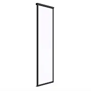 Дверь-купе 683x2552 мм белый снег/черный матовый Elegant Дверь-купе 683x2552 мм белый снег/черный матовый Elegant