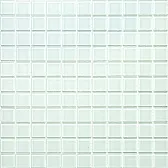 Мозаика Mir Mosaic Natural Color palette белая стеклянная 300х300х4 мм глянцевая
