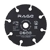 Диск пильный универсальный для мини УШМ Rage by Vira 76x10x1,8 мм 8 зубьев (594376) Диск пильный универсальный для мини УШМ Rage by Vira 76x10x1,8 мм 8 зубьев (594376)