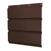 Софит металлический перфорированный Grand Line коричневый RAL 8017 2000х357х0,45 мм Софит металлический перфорированный Grand Line коричневый RAL 8017 2000х357х0,45 мм