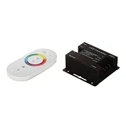 Контроллер для светодиодной ленты RGB Gauss (201013288) 288 Вт 12-24 В IP20 белый Контроллер для светодиодной ленты RGB Gauss (201013288) 288 Вт 12-24 В IP20 белый