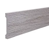 Плинтус экополимер Grace PS Wood 80х11х2000 мм дуб серый туман (ТП10036781)