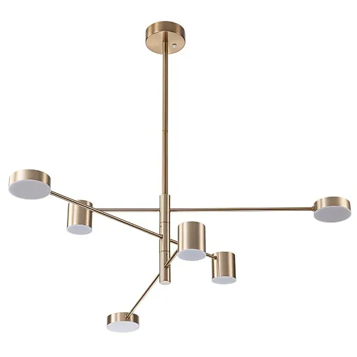 Люстра светодиодная подвесная Arte Lamp Stanley 40 Вт 3000-6000К 6 кв.м (A2476PL-40PB) Люстра светодиодная подвесная Arte Lamp Stanley 40 Вт 3000-6000К 6 кв.м (A2476PL-40PB)