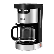 Кофеварка капельная Kitfort КТ-7338 черная Кофеварка капельная Kitfort КТ-7338 черная