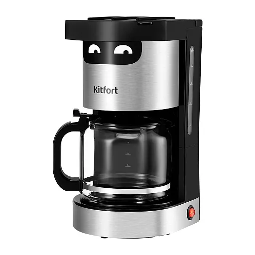 Кофеварка капельная Kitfort КТ-7338 черная Кофеварка капельная Kitfort КТ-7338 черная