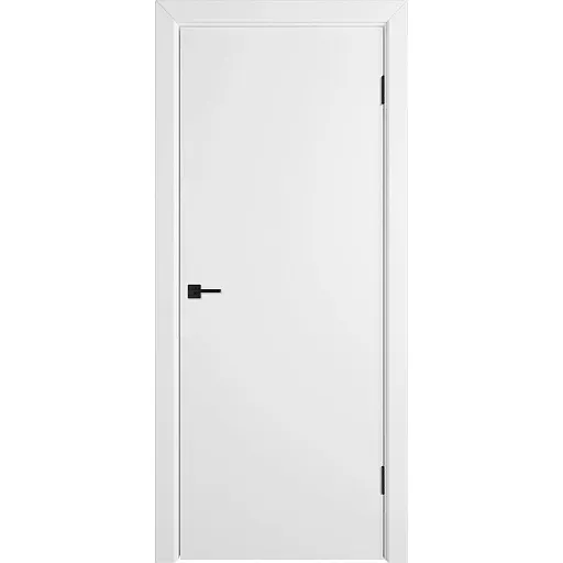 Дверь межкомнатная Ньюта 700х2000 мм эмаль белая глухая Дверь межкомнатная Ньюта 700х2000 мм эмаль белая глухая