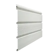 Docke STANDARD Софит с центральной перфорацией (Пломбир)