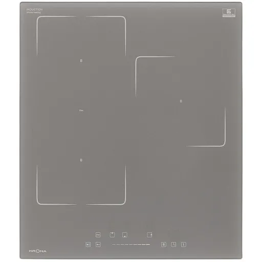 Варочная панель индукционная Krona Mysterium Max Ih 45 GR 3 конфорки графит