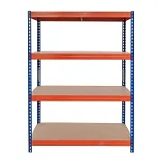 Стеллаж металлический AR Shelving Stabil 1920x1200x500 мм 4 полки Стеллаж металлический AR Shelving Stabil 1920x1200x500 мм 4 полки