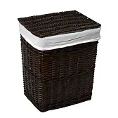 Корзина для белья WasserKraft Isar 470х350х550 мм 88,6 л коричневая (WB-130-L) Корзина для белья WasserKraft Isar 470х350х550 мм 88,6 л коричневая (WB-130-L)
