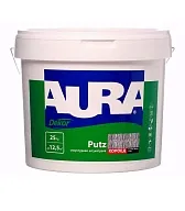 Штукатурка декоративная структурная Aura Dekor Putz короед белая 3 мм 25 кг Штукатурка декоративная структурная Aura Dekor Putz короед белая 3 мм 25 кг