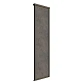 Дверь-купе 883x2552 мм бетон чикаго светлый/черный Elegant