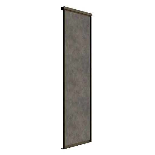 Дверь-купе 783x2252 мм бетон чикаго светлый/черный Elegant Дверь-купе 783x2252 мм бетон чикаго светлый/черный Elegant