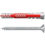 Дюбель универсальный Fischer DuoPower 6x50 мм нейлон с шурупом (50 шт.) Дюбель универсальный Fischer DuoPower 6x50 мм нейлон с шурупом (50 шт.)