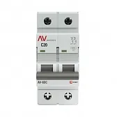 Автоматический выключатель модульный EKF Averes AV-6 DC 2Р 20А тип C 6 кА 230 В (mcb6-DC-2-20C-av)