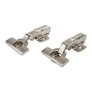 Петля мебельная Lemax prof Clip-on 105° накладная с эксцентриком и доводчиком (2 шт.)