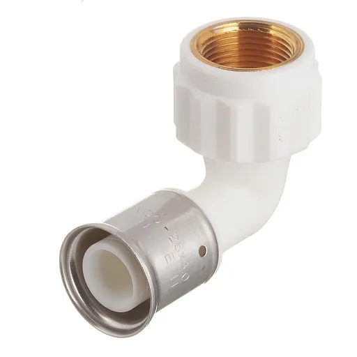 Угол Henco (6PKW-2605) 26(пресс) х 3/4 ВР(г) PVDF белый Угол Henco (6PKW-2605) 26(пресс) х 3/4 ВР(г) PVDF белый