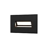 Подсветка для лестниц встраиваемая светодиодная черная 3 Вт 4000К IP65 Elektrostandard Step 7 (a049756)