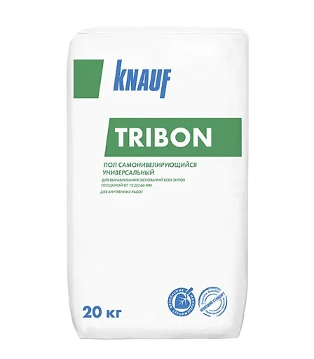 Ровнитель для пола Knauf Трибон самовыравнивающийся 20 кг