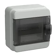 Щит распределительный навесной IEK Tekfor КМПн-6 пластиковый IP65 178х168х114 мм 6 модулей прозрачная дверь (TF5-KP72-N-06-65-K03-K02) Щит распределительный навесной IEK Tekfor КМПн-6 пластиковый IP65 178х168х114 мм 6 модулей прозрачная дверь (TF5-KP72-N-06-65-K03-K02)
