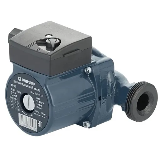 Циркуляционный насос для систем отопления UNIPUMP CP 32-80 DN32 подъем 8 м 180 мм с гайками (77870) Циркуляционный насос для систем отопления UNIPUMP CP 32-80 DN32 подъем 8 м 180 мм с гайками (77870)