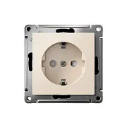 Розетка Systeme Electric AtlasDesign встраиваемая бежевая с заземлением со шторками (ATN000245S) Розетка Systeme Electric AtlasDesign встраиваемая бежевая с заземлением со шторками (ATN000245S)
