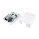 Розетка компьютерная экранированная Hyperline 8P8C CAT6 1 гнездо (430236)