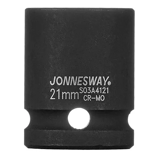 Головка торцевая ударная Jonnesway 1/2 для пневмоинструмента 21 мм (S03A4121) Головка торцевая ударная Jonnesway 1/2 для пневмоинструмента 21 мм (S03A4121)