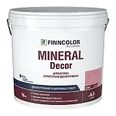 Штукатурка декоративная структурная Finncolor Mineral Decor шуба белая 1,5 мм 16 кг Штукатурка декоративная структурная Finncolor Mineral Decor шуба белая 1,5 мм 16 кг