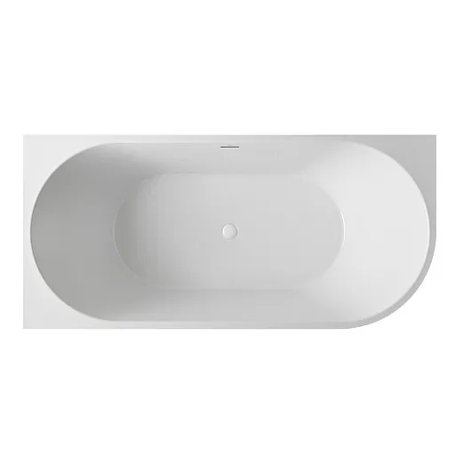 Ванна акриловая Abber 180х80 см левая с ножками (AB9502-1.8 L)